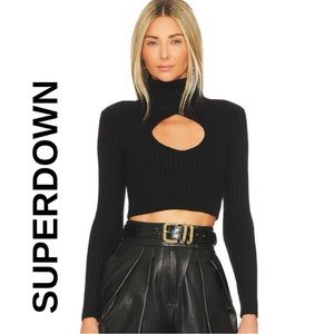 🖤SEXY CROP TURTLENECK WITH CUTOUT🖤